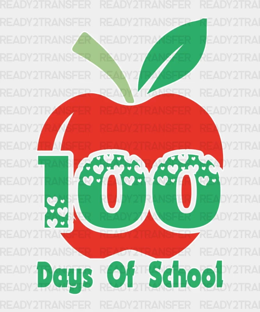 100 Days Of School Dtf Transfer Ready2transfer 4463