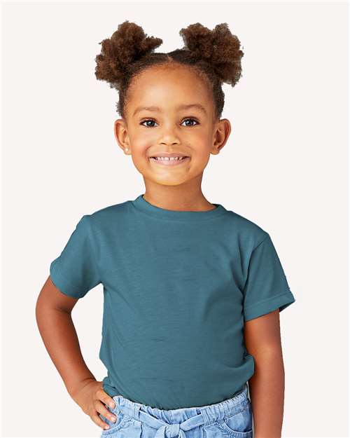Toddler Jersey Tee BELLA + CANVAS Heather Deep Teal