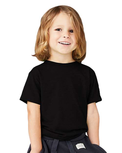 Toddler Triblend Tee BELLA + CANVAS Solid Black Triblend