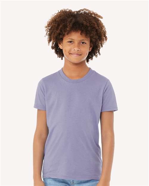 Youth Jersey Tee BELLA + CANVAS Dark Lavender