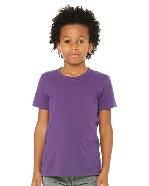 Youth Jersey Tee BELLA + CANVAS Royal Purple
