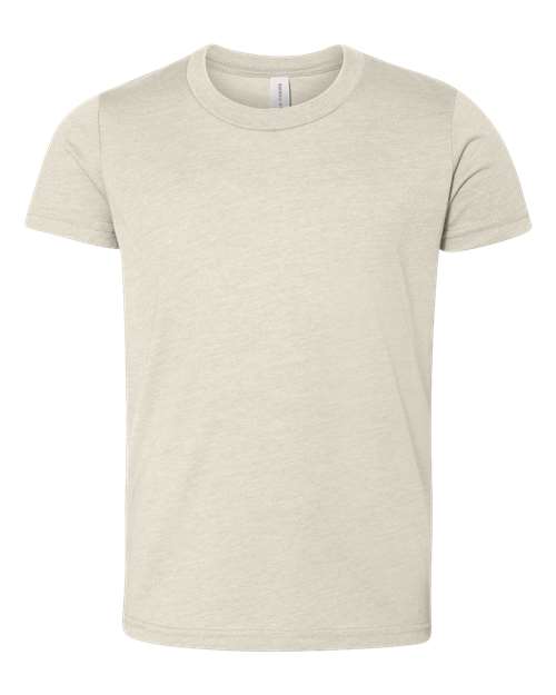 Youth CVC Jersey Tee BELLA + CANVAS Heather Dust