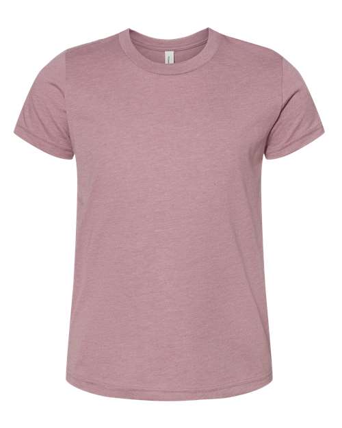 Youth CVC Jersey Tee BELLA + CANVAS Heather Orchid