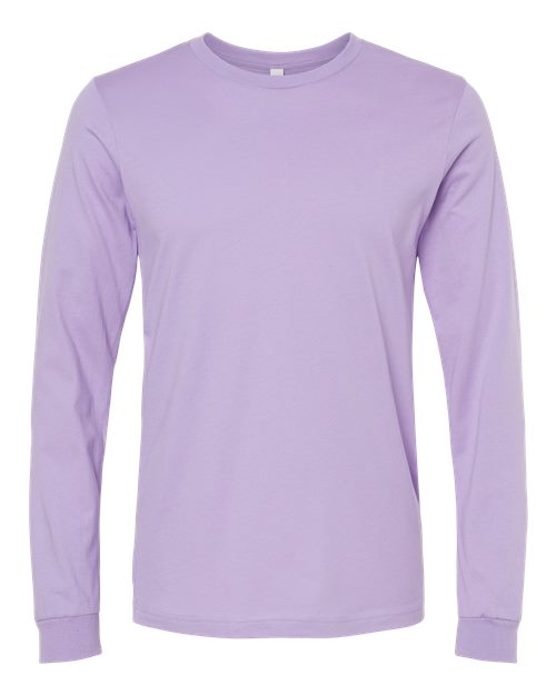 Unisex Jersey Long Sleeve Tee BELLA + CANVAS Dark Lavender