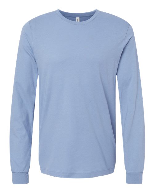 Unisex Jersey Long Sleeve Tee BELLA + CANVAS Lavender Blue