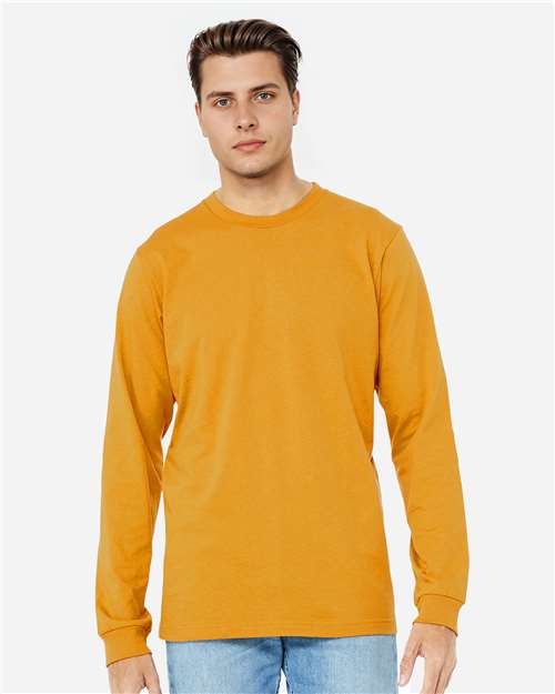 Unisex Jersey Long Sleeve Tee BELLA + CANVAS Mustard