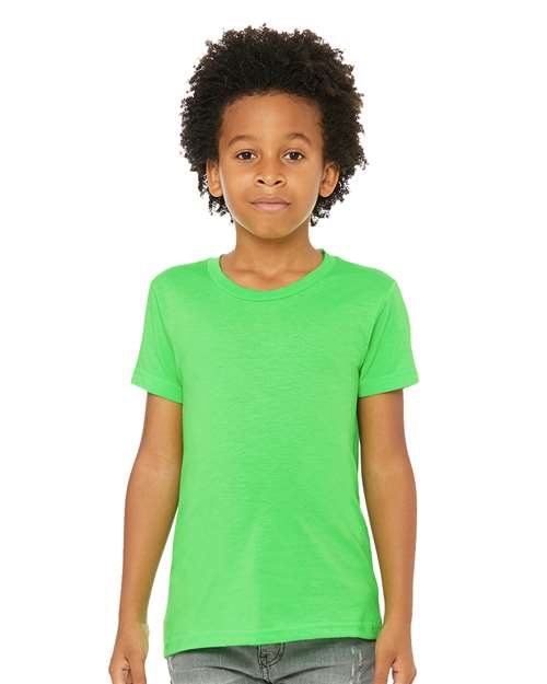 Youth CVC Jersey Tee BELLA + CANVAS Neon Green