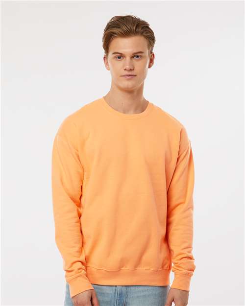 Unisex Fleece Crewneck Sweatshirt Tultex Cantaloupe