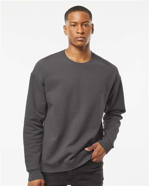 Unisex Fleece Crewneck Sweatshirt Tultex Charcoal