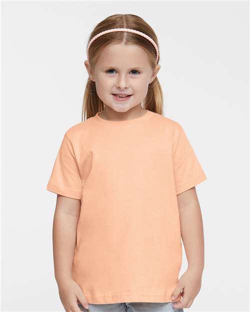 Toddler Fine Jersey Tee Rabbit Skins Peachy