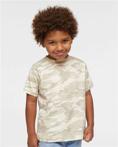 Toddler Fine Jersey Tee Rabbit Skins Natural Camo