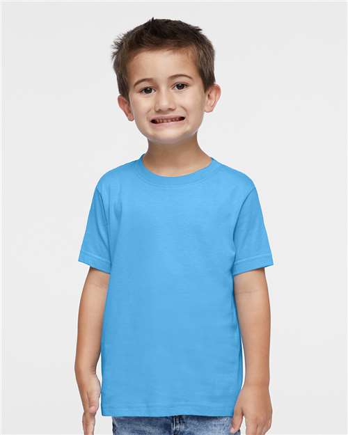 Toddler Fine Jersey Tee Rabbit Skins Aqua