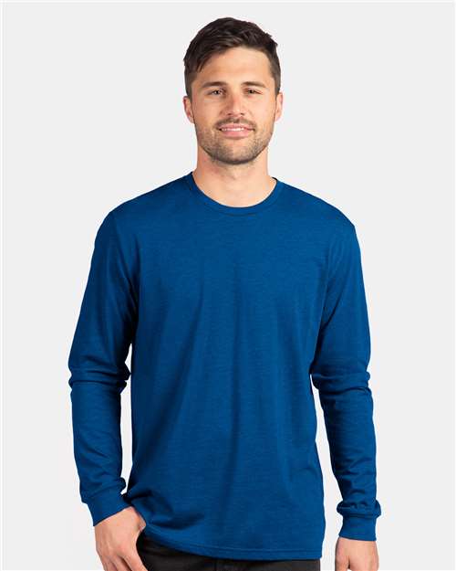 Unisex CVC Long Sleeve T-Shirt Next Level Royal