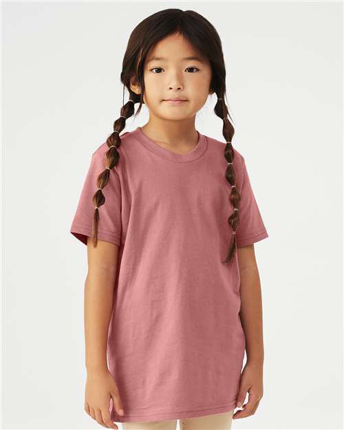 Youth Jersey Tee BELLA + CANVAS Mauve