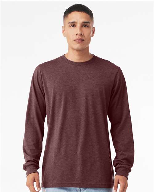 Heather CVC Long Sleeve Tee