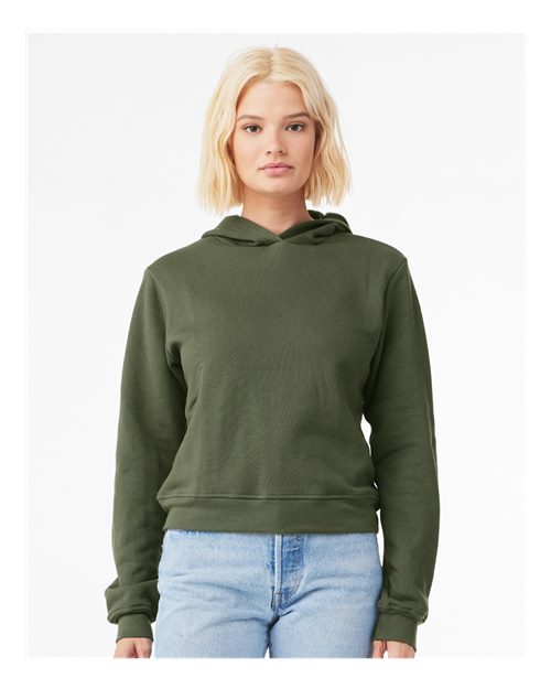 Women's Classic Hoodie Sweatshirt BELLA + CANVAS Military Green