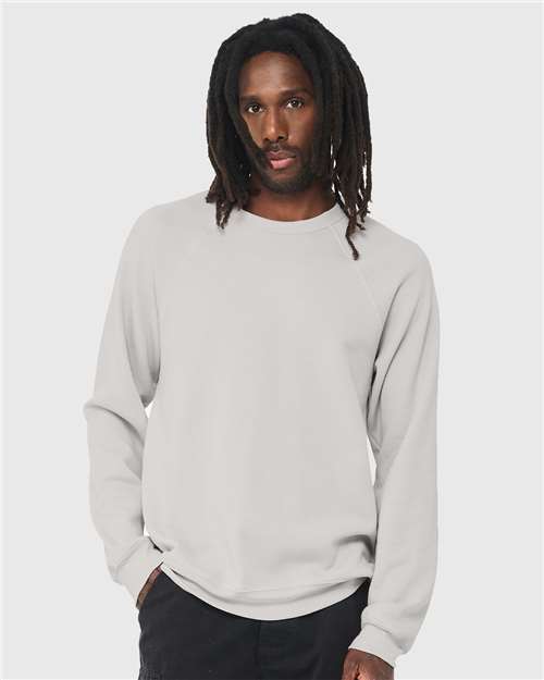Unisex Sponge Fleece Raglan Crewneck Sweatshirt BELLA + CANVAS