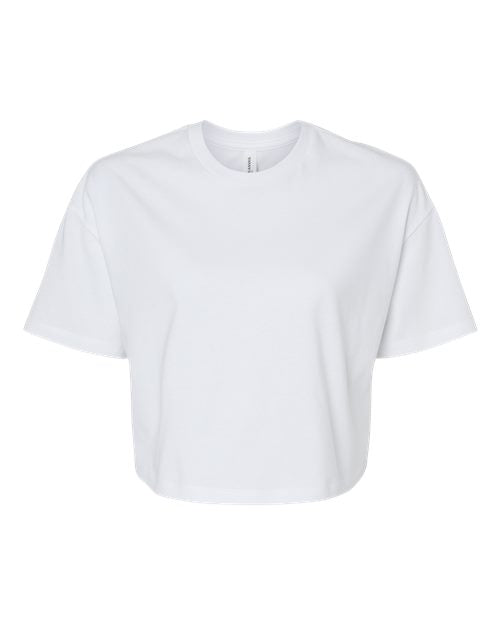 Women's Jersey Crop Tee BELLA + CANVAS White