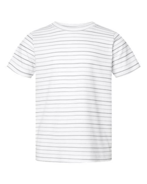 Toddler Fine Jersey Tee Rabbit Skins Shadow Stripe