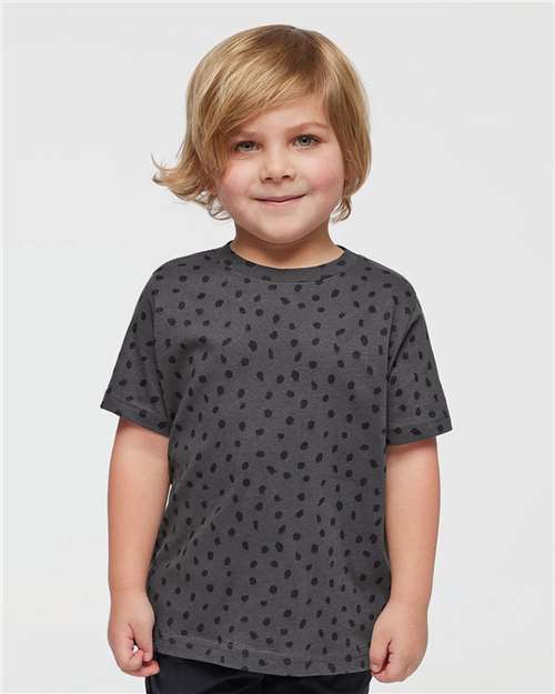 Toddler Fine Jersey Tee Rabbit Skins Slate Spot