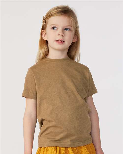 Toddler Fine Jersey Tee Rabbit Skins Vintage Coyote Brown