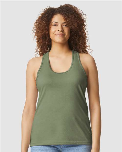 Women's Softstyle® CVC Racerback Tank Top