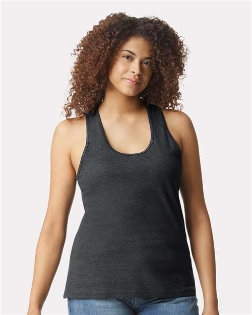 Women's Softstyle® CVC Racerback Tank Top