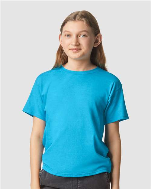 Youth Softstyle® CVC T-Shirt Gildan Caribbean Mist