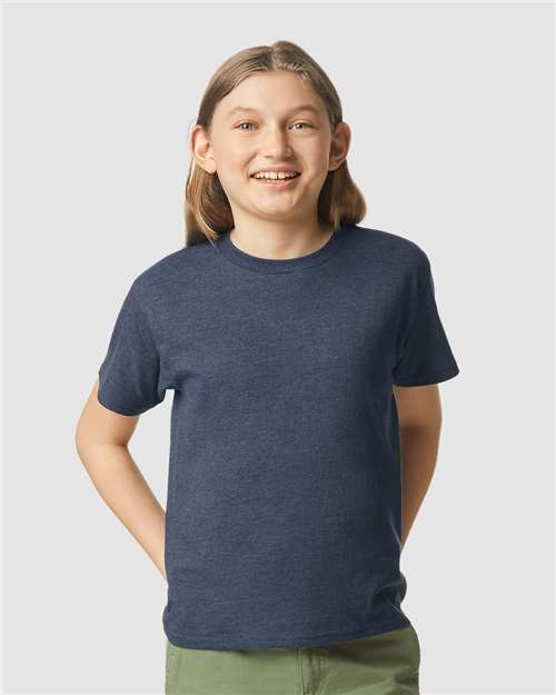 Youth Softstyle® CVC T-Shirt Gildan Navy Mist