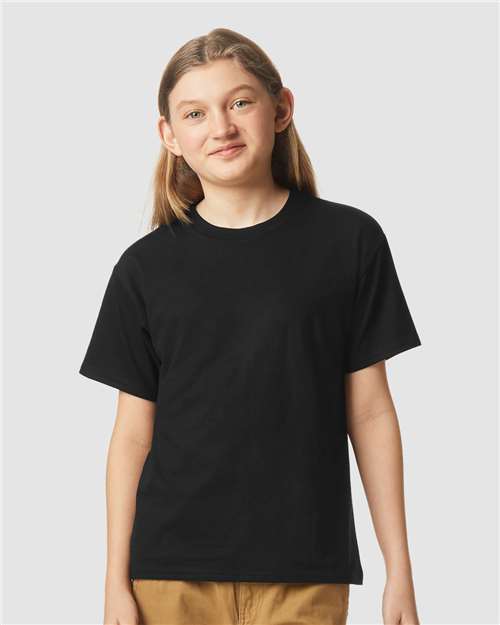 Youth Softstyle® CVC T-Shirt Gildan Pitch Black