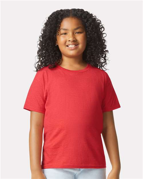 Youth Softstyle® CVC T-Shirt Gildan Red Mist