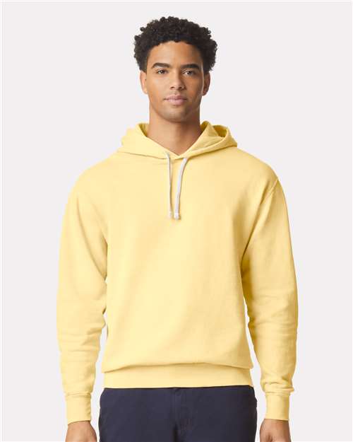 Unisex Garment-Dyed Lightweight Hooded Sweatshirt Comfort Colors Butter
