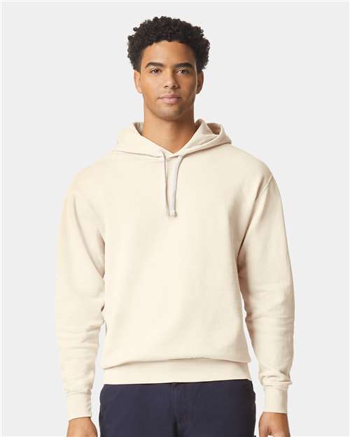 Unisex Garment-Dyed Lightweight Hooded Sweatshirt Comfort Colors Ivory
