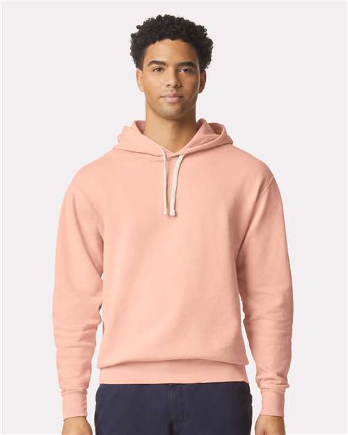 Unisex Garment-Dyed Lightweight Hooded Sweatshirt Comfort Colors Peachy