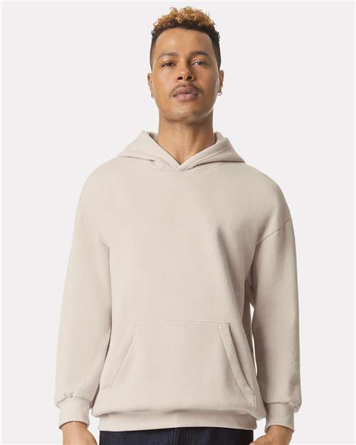 Unisex ReFlex Fleece Hoodie Sweatshirt American Apparel Bone
