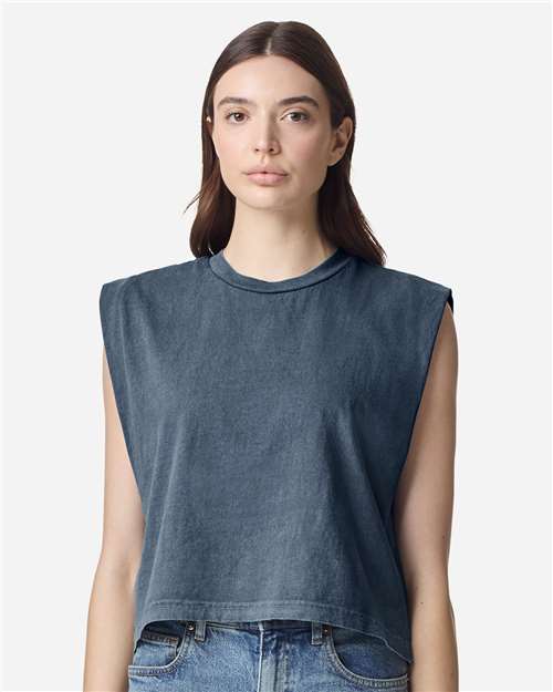 Women's Heavyweight Cotton Garment-Dyed Muscle Tee