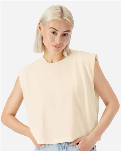 Women's Heavyweight Cotton Garment-Dyed Muscle Tee