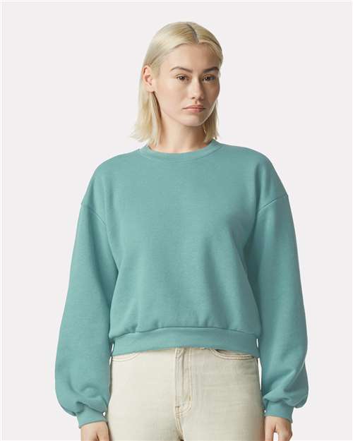 Women's ReFlex Fleece Crewneck Sweatshirt American Apparel Arctic