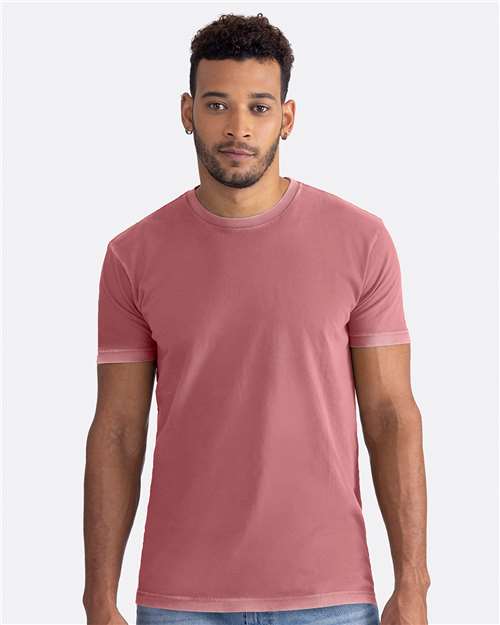 Unisex Soft Wash T-Shirt Next Level Washed Mauve