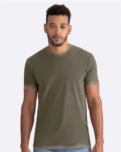 Unisex Soft Wash T-Shirt Next Level Washed Military Green