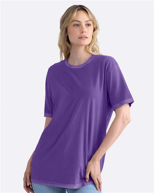 Unisex Soft Wash T-Shirt Next Level Washed Purple Rush
