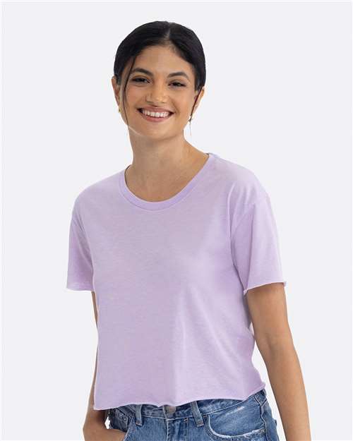 Women's Festival Crop Top Next Level Lavender