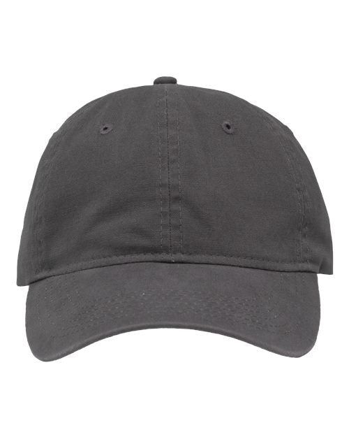 Dad Hat Fit Sportsman Brushed Charcoal Adjustable