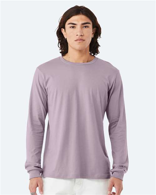 Unisex Jersey Long Sleeve Tee BELLA + CANVAS Light Violet