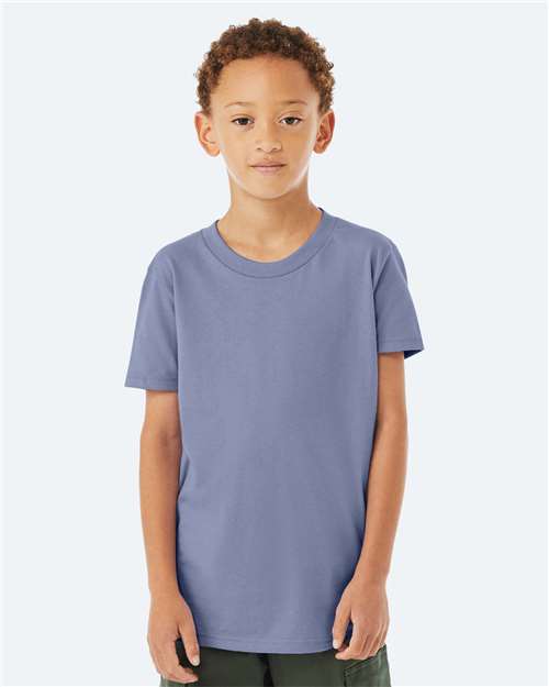Youth Jersey Tee BELLA + CANVAS Lavender Blue