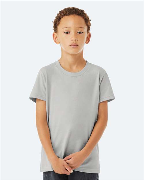 Youth Jersey Tee BELLA + CANVAS Solid Athletic Grey