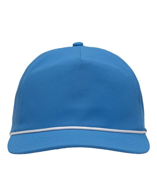 Five-Panel Ripstop Cap Sportsman Azure Blue Adjustable