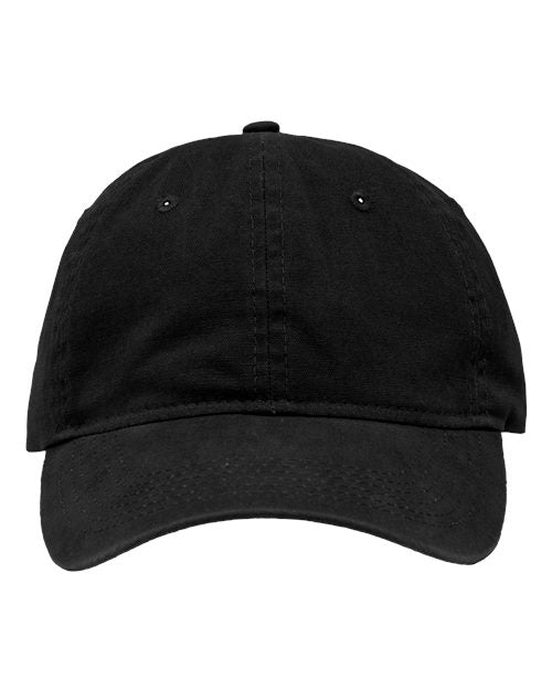 Dad Hat Fit Sportsman Chino Black Adjustable