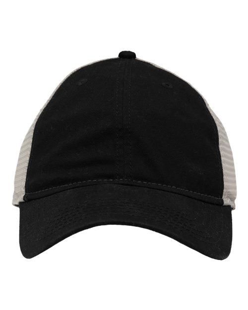 Mesh Dad Hat Fit Sportsman Black Stone Adjustable