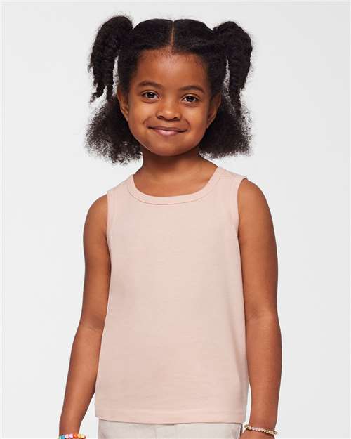 Toddler Fine Jersey Tank Rabbit Skins Blush